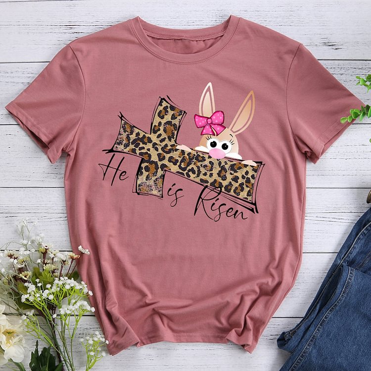 ANB - He is Risen Rabbit Lover T-shirt Tee -013378