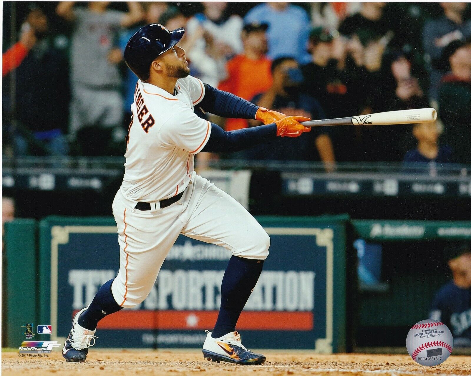 GEORGE SPRINGER HOUSTON ASTROS Photo Poster paintingFILE LICENSED ACTION 8x10 Photo Poster painting