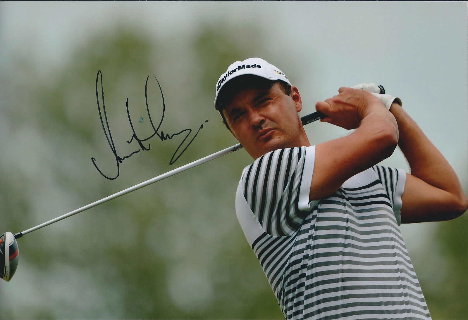 Simon KHAN SIGNED Autograph 12x8 Photo Poster painting AFTAL COA Merion US Open Golf Authentic