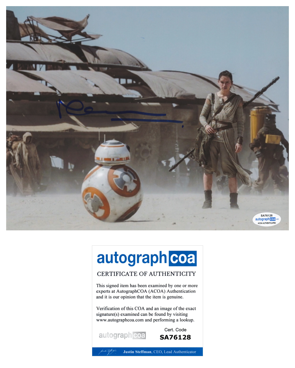 Neal Scanlan Signed Autographed 8x10 Photo Poster painting Star Wars The Force Awakens ACOA COA