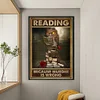 Reading Because Murder Is Wrong-11CT Stamped Cross Stitch 40*60cm(Big Size)