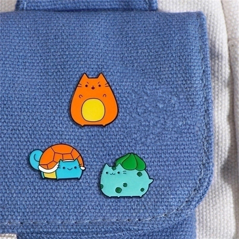 Cartoon Style Cute Pin Cat Alloy Unisex Brooches