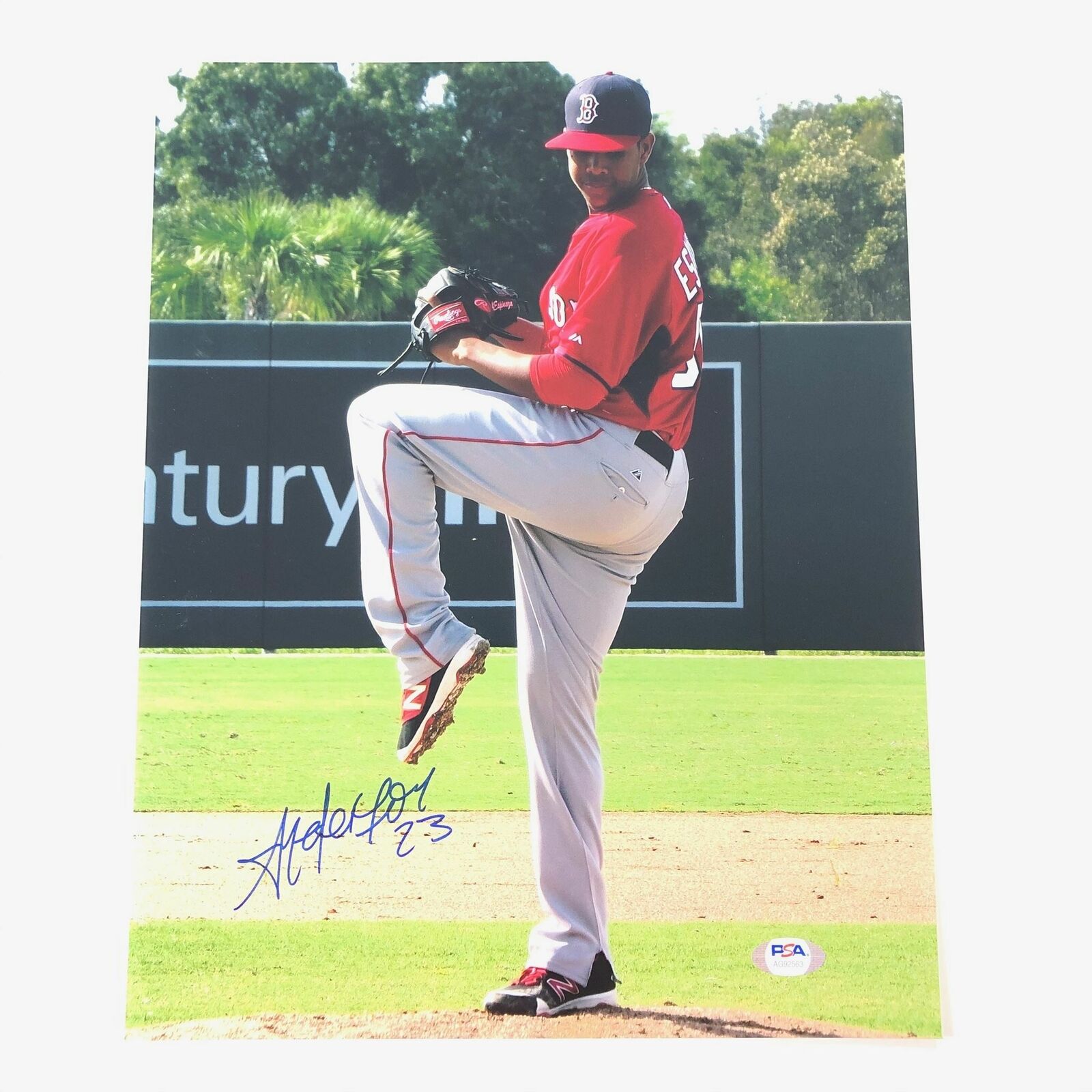 Anderson Espinoza signed 11x14 Photo Poster painting PSA/DNA Red Sox autographed