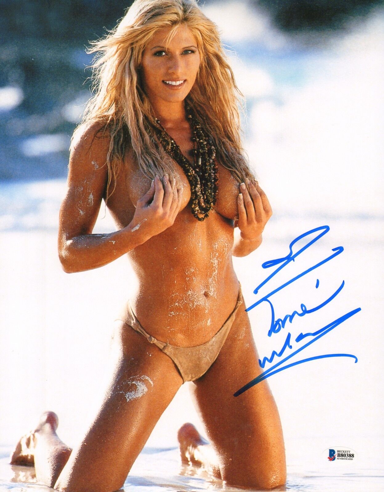 Torrie Wilson Signed 11x14 Photo Poster painting BAS Beckett COA WWE Playboy Picture Autograph A