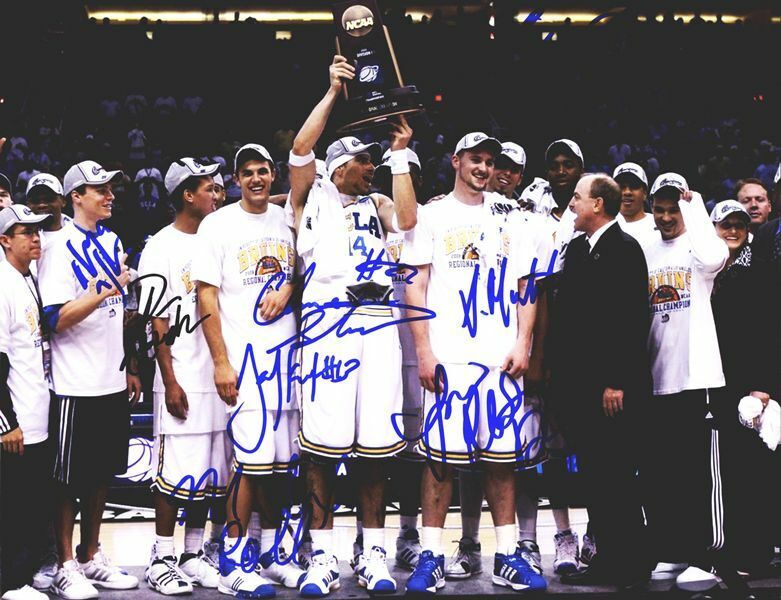 2007-08 UCLA TEAM authentic signed college basketball 11x14 Photo Poster painting |CERT 324c1