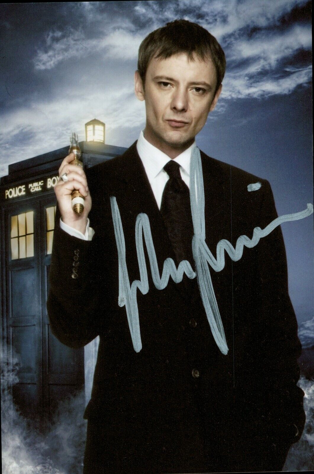 John Simm Signed 6x4 Photo Poster painting Doctor Who The Master Life on Mars Autograph + COA