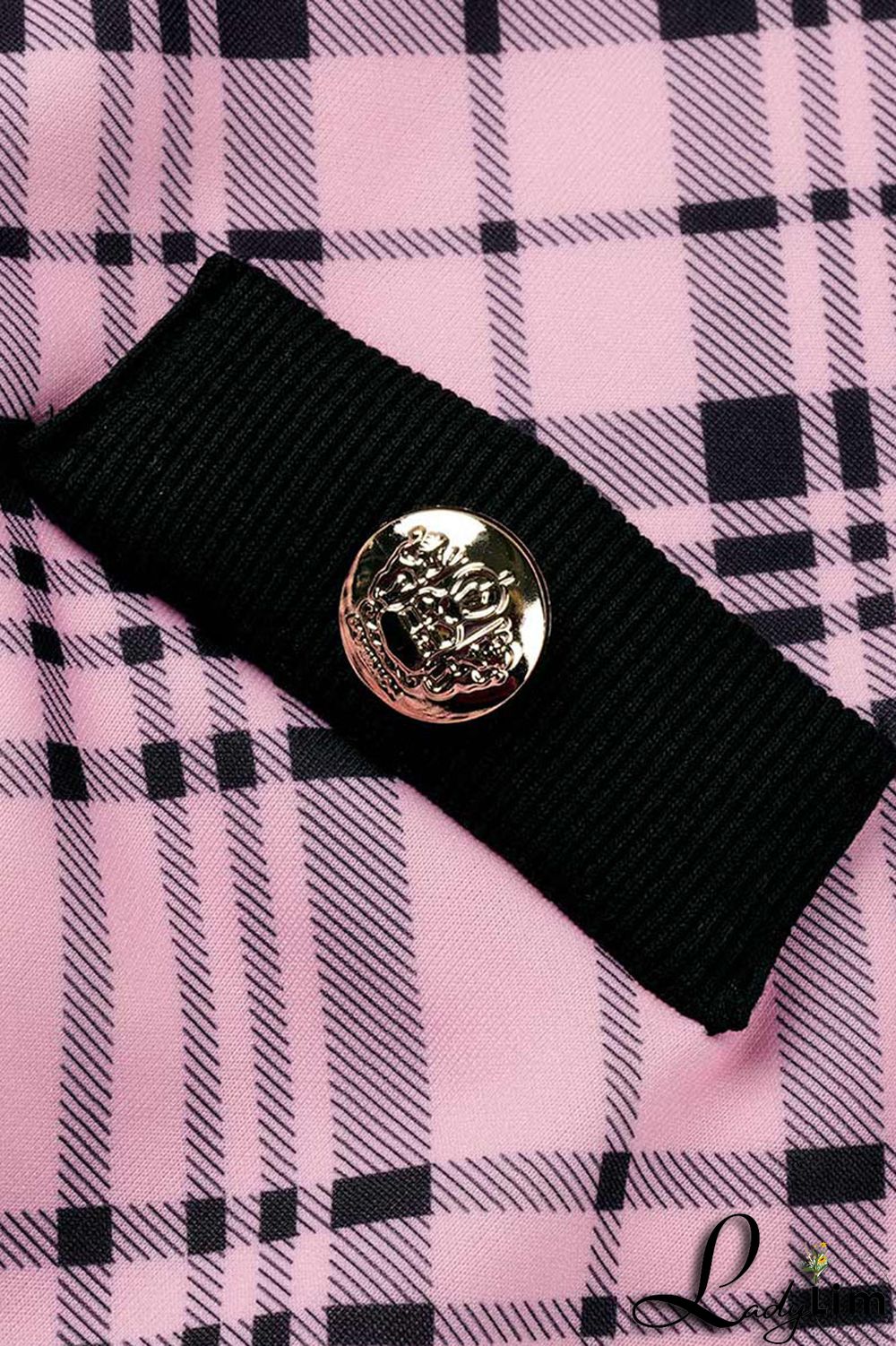 Pink Fashion Casual Print Patchwork Long Sleeve Two Pieces