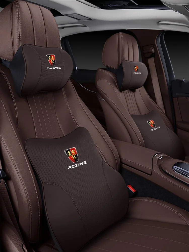 🔥Hot sale🔥Car leather lumbar headrest set