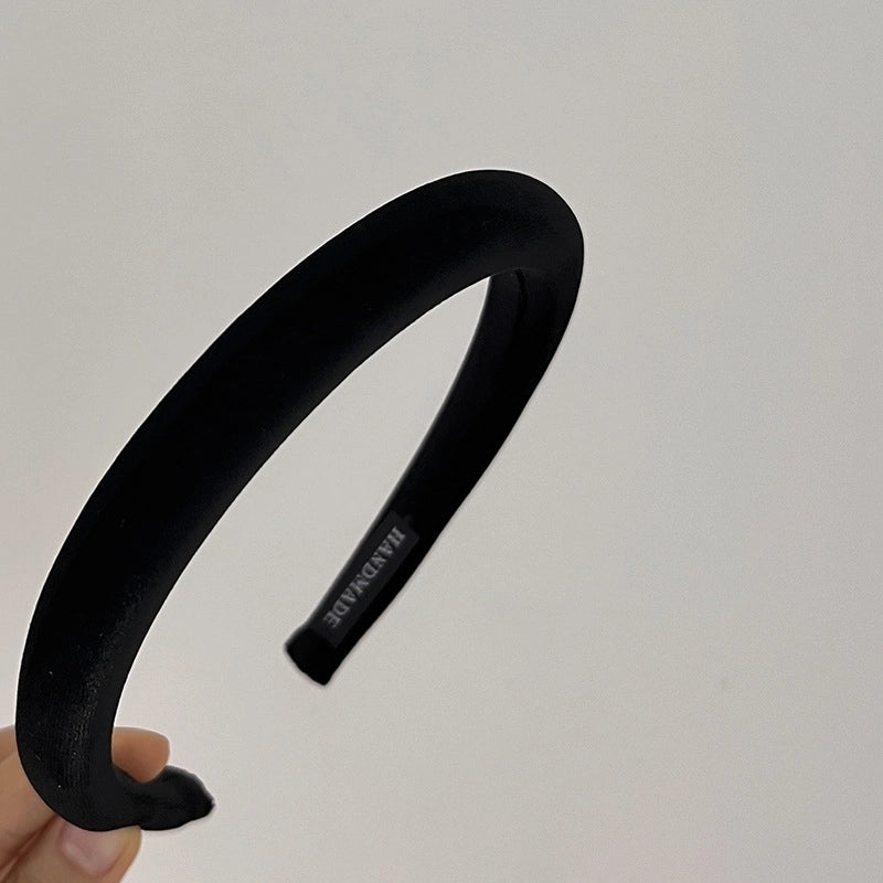 Women’s Minimalist Solid Color Cloth Handmade Hair Band