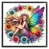 Butterfly Fairy-11CT Stamped Cross Stitch 45*45cm/17.72*17.72in