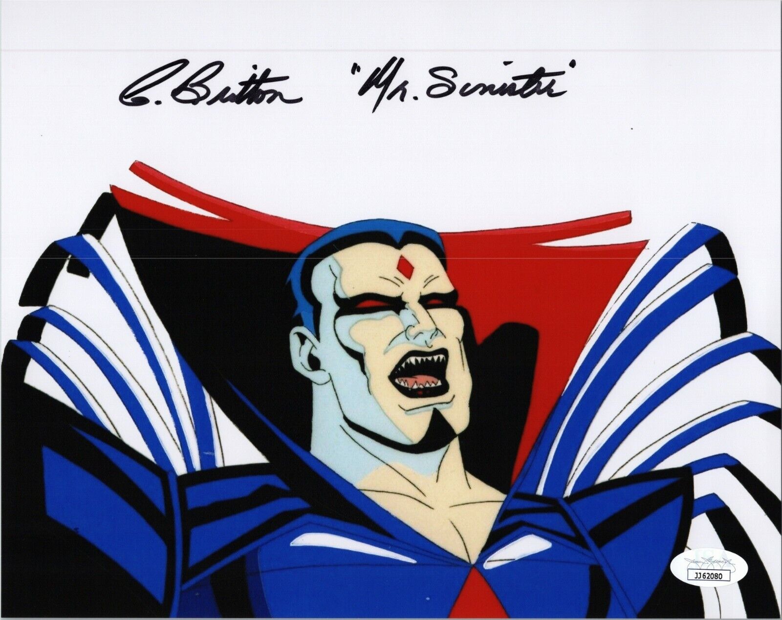 CHRIS BRITTON Authentic Hand-Signed X-MEN - MR. SINISTER