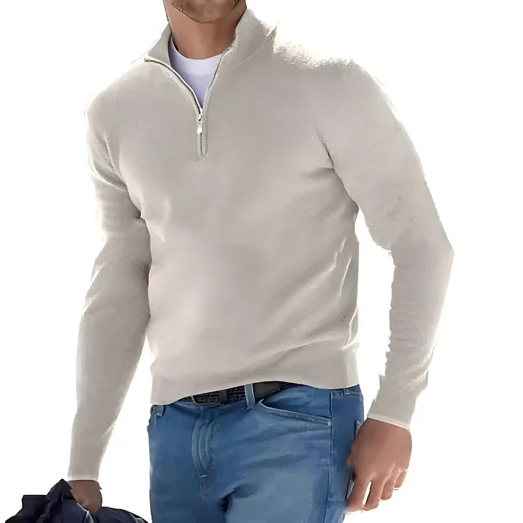 Mens Casual zip sweater Radinnoo.com