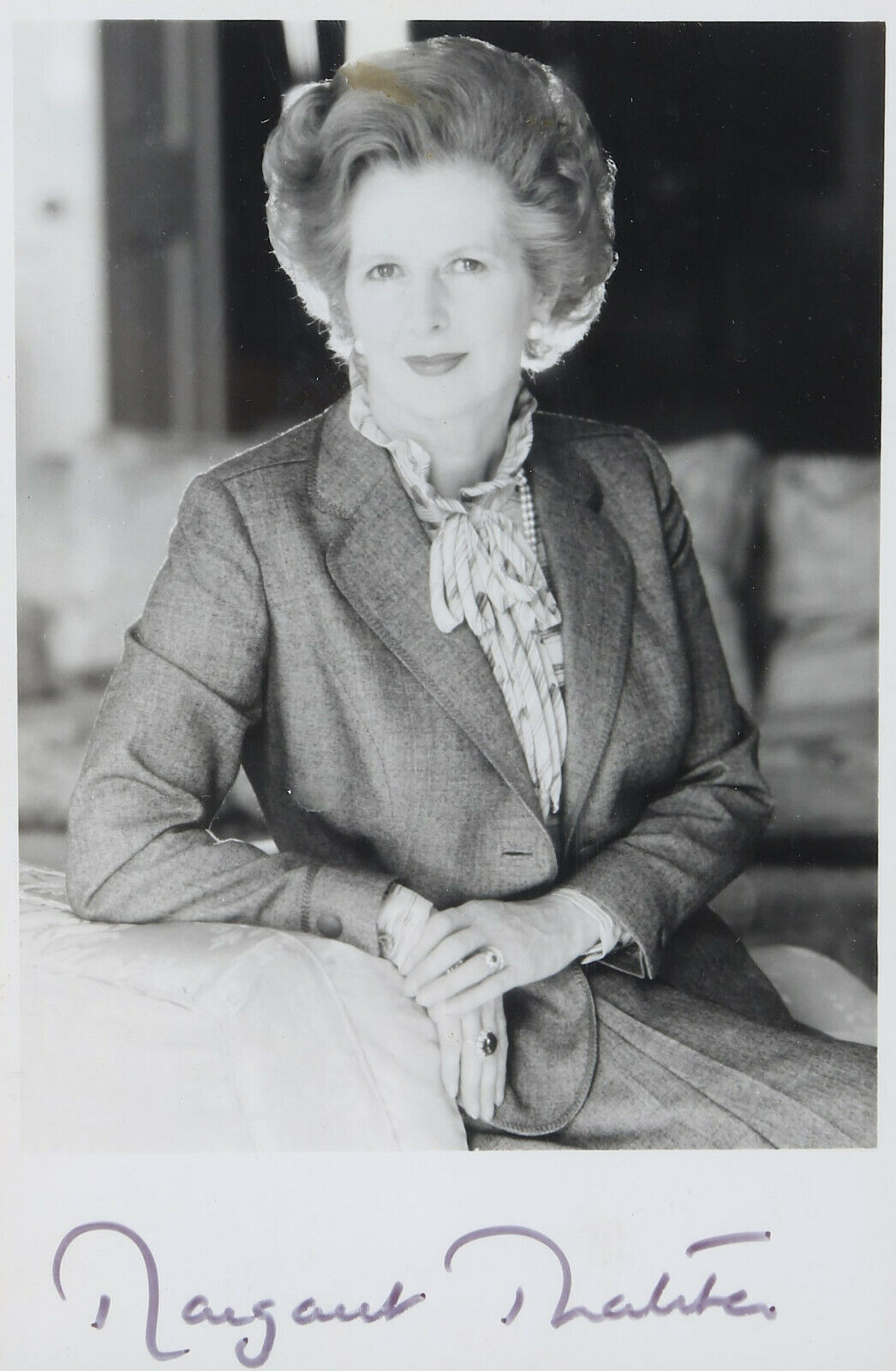 MARGARET THATCHER Signed Photo Poster paintinggraph - British Prime Minister - Preprint