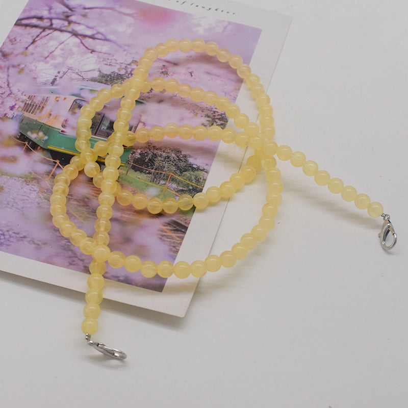 Arylic Color Block Solid Color Bag Chain