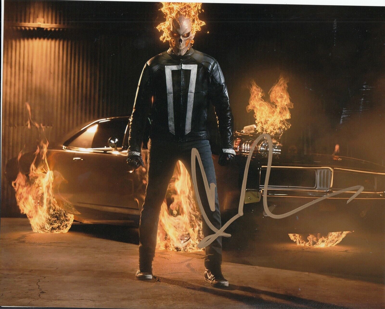 GABRIEL LUNA signed (AGENTS OF S.H.I.E.L.D.) 8X10 Photo Poster painting *Ghost Rider* W/COA #1