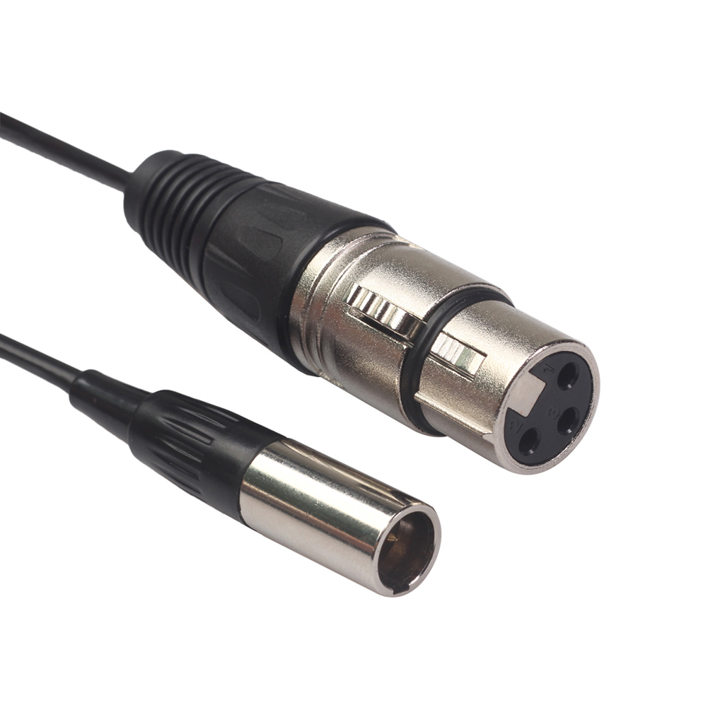 

Mini XLR 3Pin to XLR 3Pin Audio Cable Male to Female Camera Microphone Cord, 2m, 501 Original
