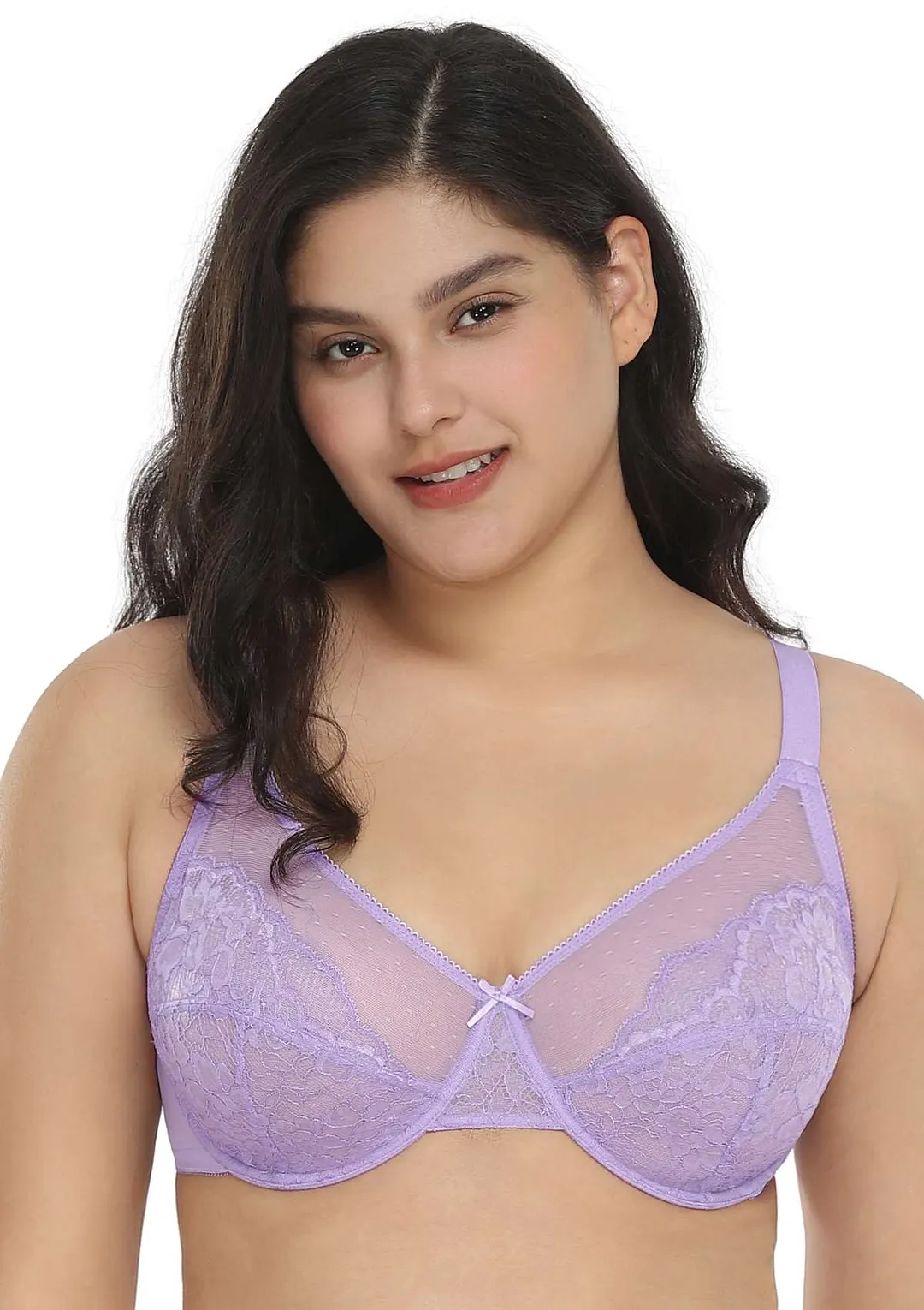 Enchante Unlined Non-padded Lace Underwire Bra