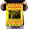 Stevie Ray Vaughan and Double Trouble 1986 Concert Tour - Vintage Metal Signs - 20*30cm/30*40cm - Music
