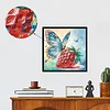 Diamond Painting-DIY Crystal Rhinestone Butterfly and Strawberry