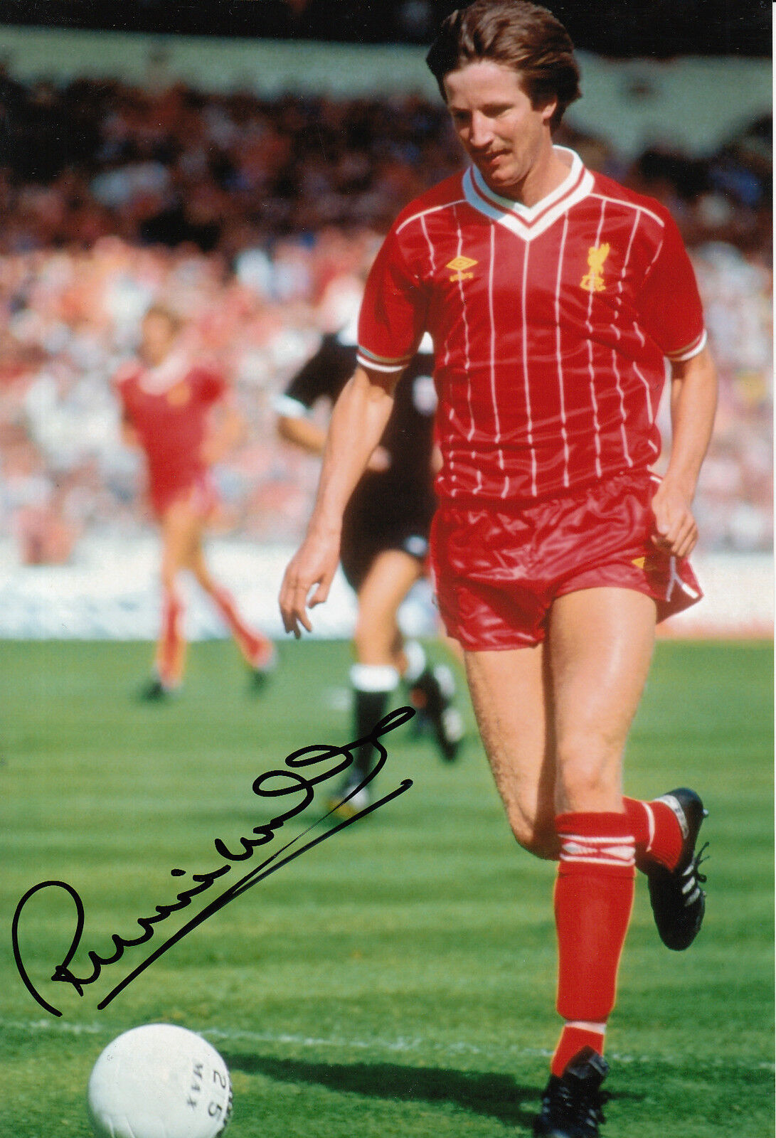 Ronnie Whelan Liverpool Hand Signed Photo Poster painting 12x8 3.