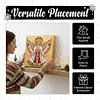 (25x25cm)DIY Pearl Painting Xmas Framed Handmade Pearl Material Art Kit Living Room Decor