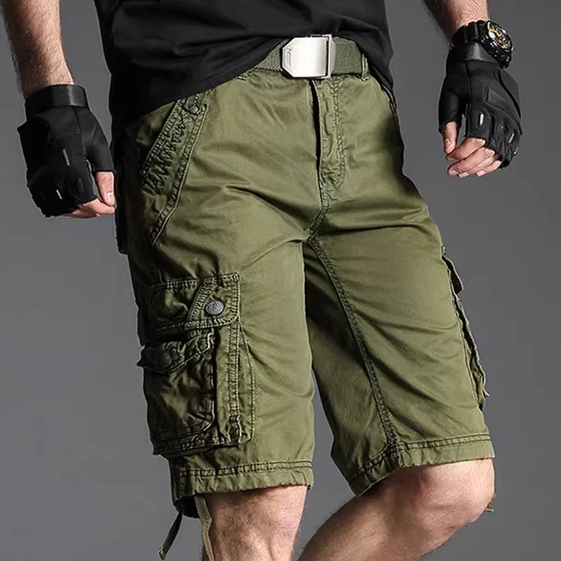 Military Cotton Multi-Pocket Cargo Pants