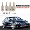 4Pcs Car Audio Modified Power Amplifier Copper 4GA to 8GA Wire Terminal Blocks