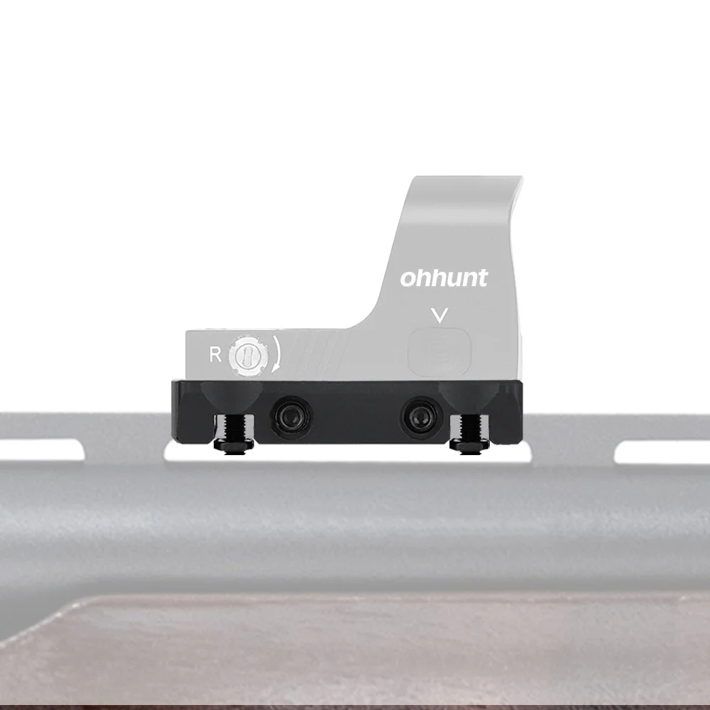 ohhunt® Universal Rib Mount Compact Dot Optic Steel Mount Plate Compatible with Holosun 407C/507C/508T