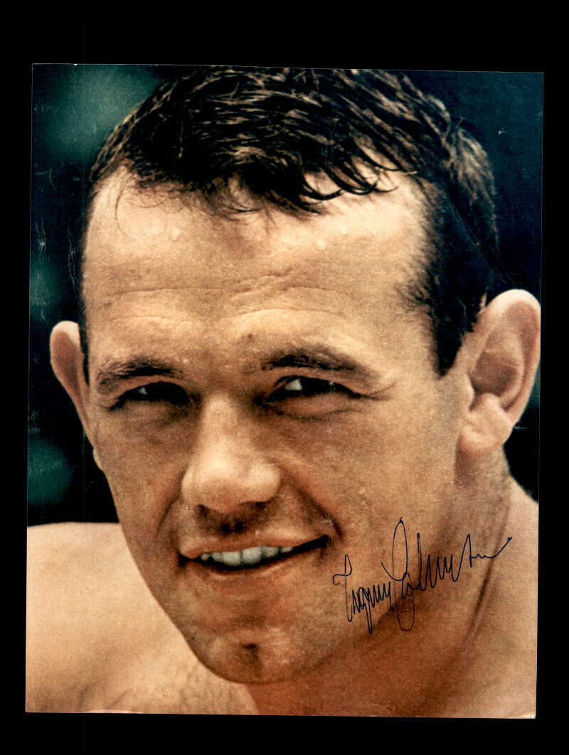 Ingemar Johansson PSA DNA Coa Signed 8x10 Photo Poster painting Autograph