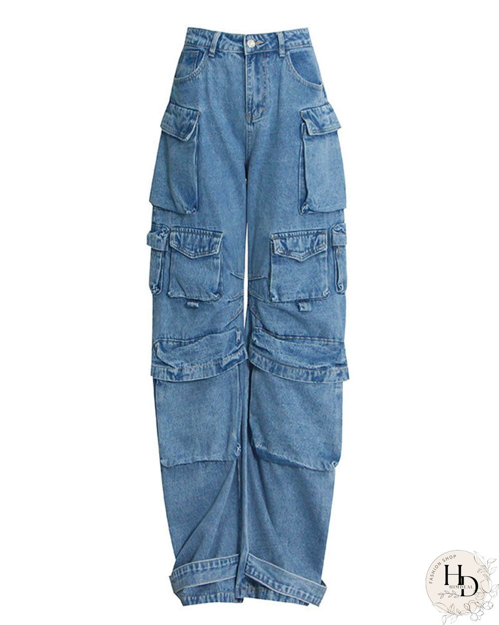 Janet Cargo Denim Jeans