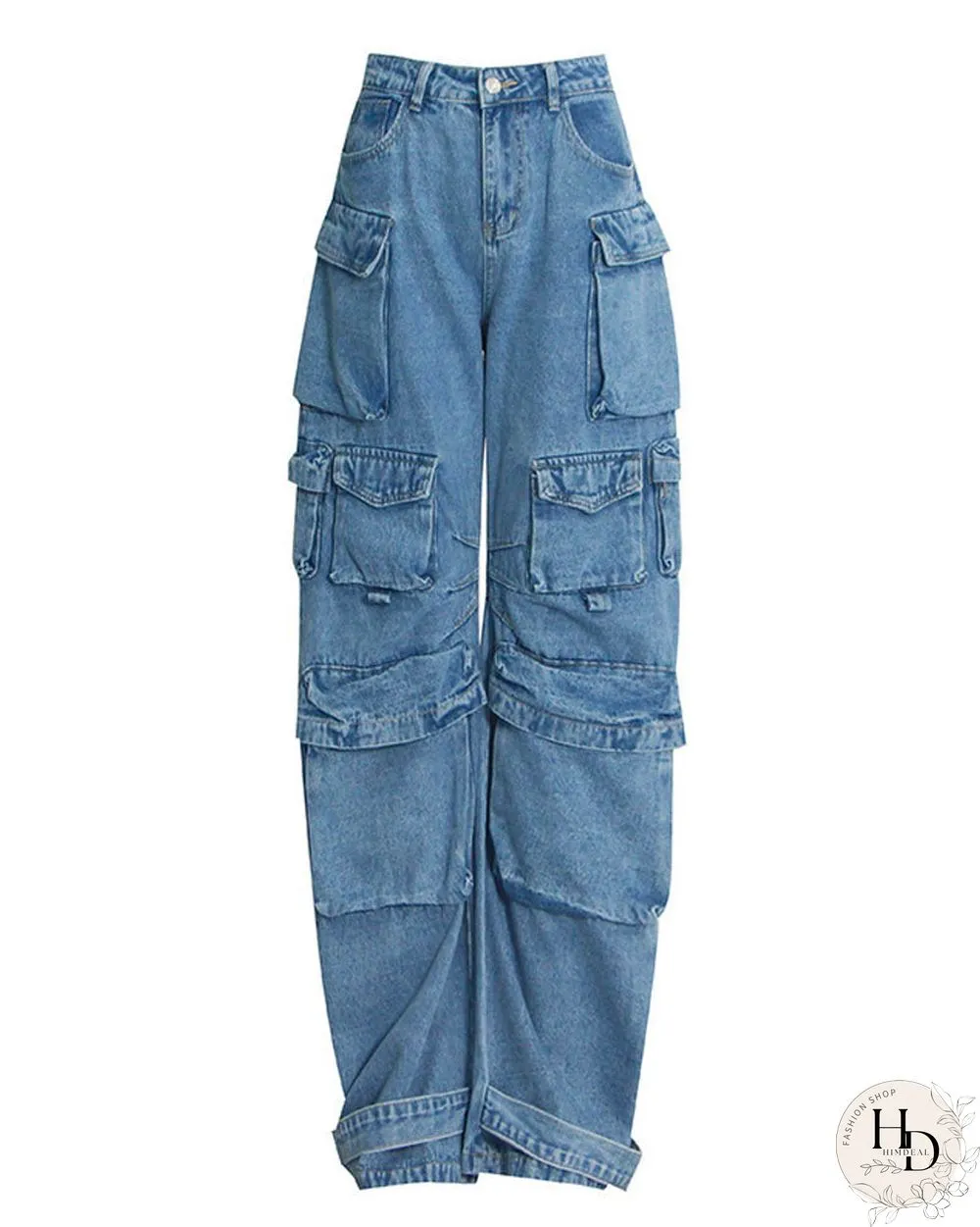 Janet Cargo Denim Jeans