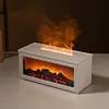 Fireplace Air Humidifier Waterless Auto-Off Aroma Diffuser for Home Decor Gift
