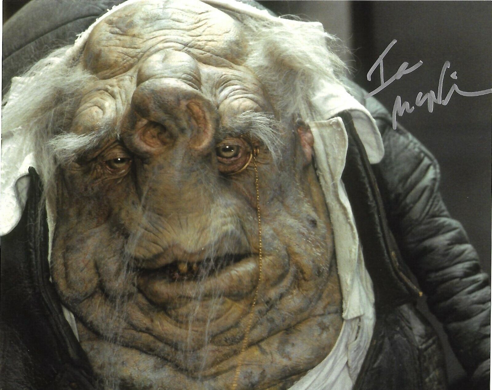 Ian McNeice autographed 8x10 Photo Poster painting COA The Hitchhiker's Guide to the Galaxy