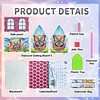 DIY Diamond Painting Special Shape Desktop Cabin Calendar Organizer Box Kit(Butterfly)