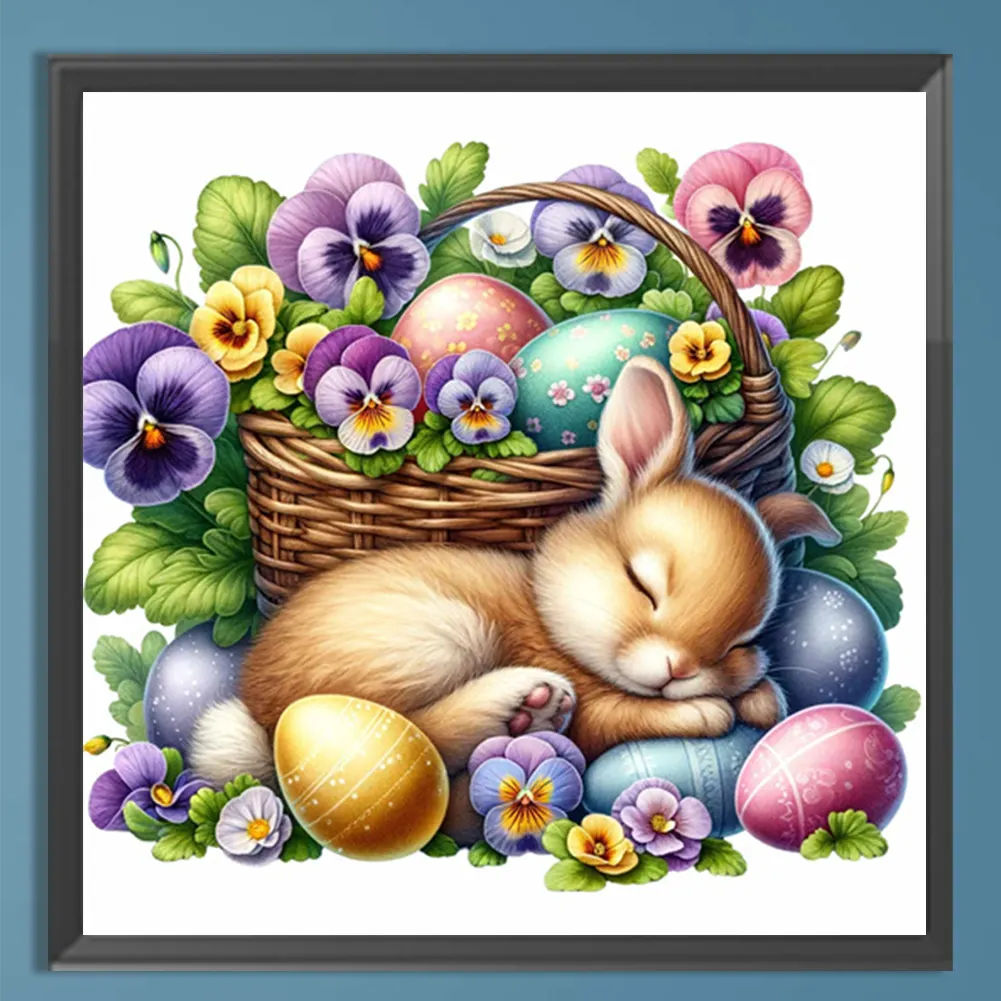 Diamond Painting - Full Square Drill - Easter Rabbit(Canvas|35*35cm)