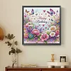 Diamond Painting-DIY Crystal Rhinestone Happy Birthday Flower