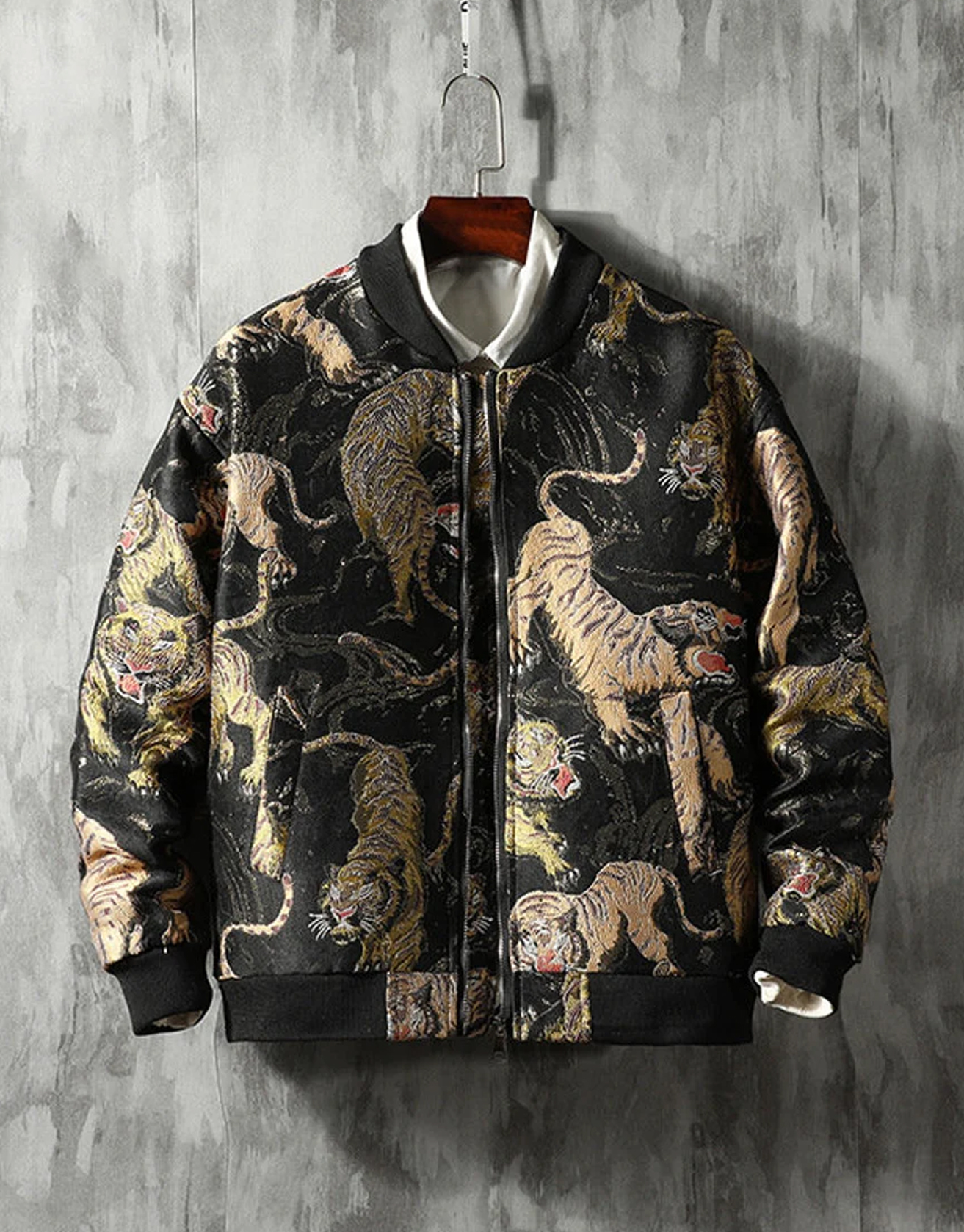 Ethnic Embroidered Pattern Jacket / TECHWEAR CLUB / Techwear