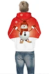 Kid Girl 3D Digital Printing Sports Uniform Winter Christmas Hoodie