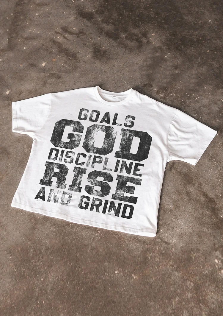 God's Discipline Grinds Slogans, Short Sleeved T-shirts