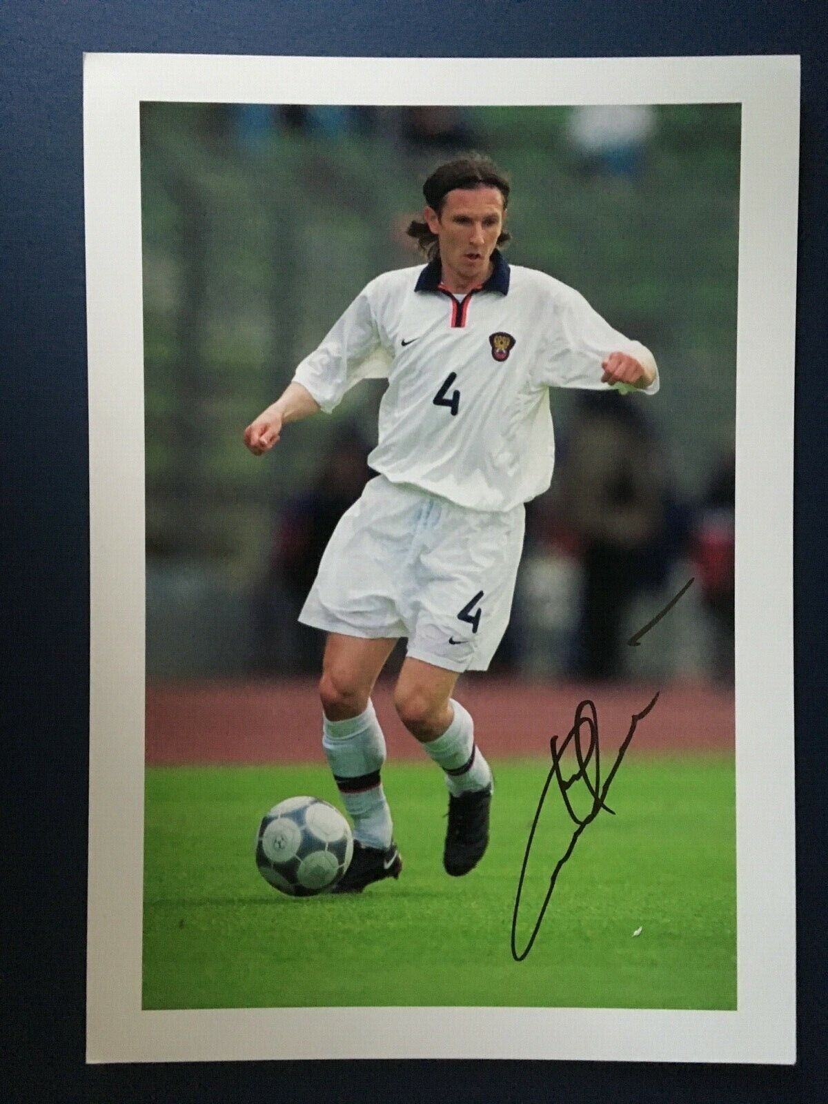 ALEX SMERTIN - RUSSIAN INTERNATIONAL FOOTBALLER - EXCELLENT SIGNED Photo Poster painting