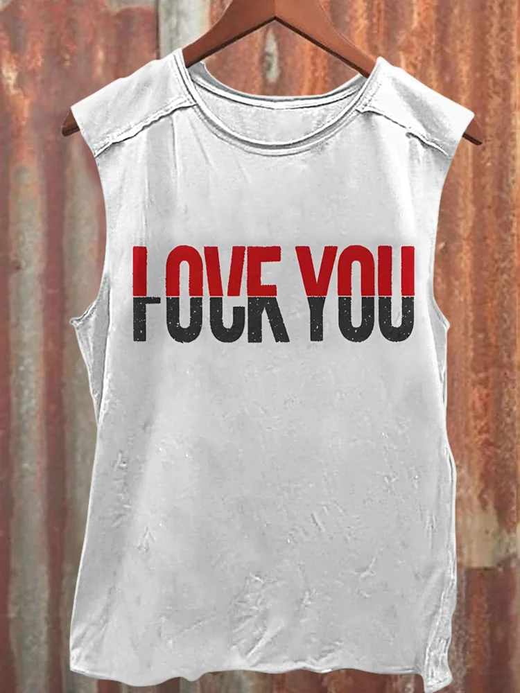 Teecade Teecade Love You Tank Top