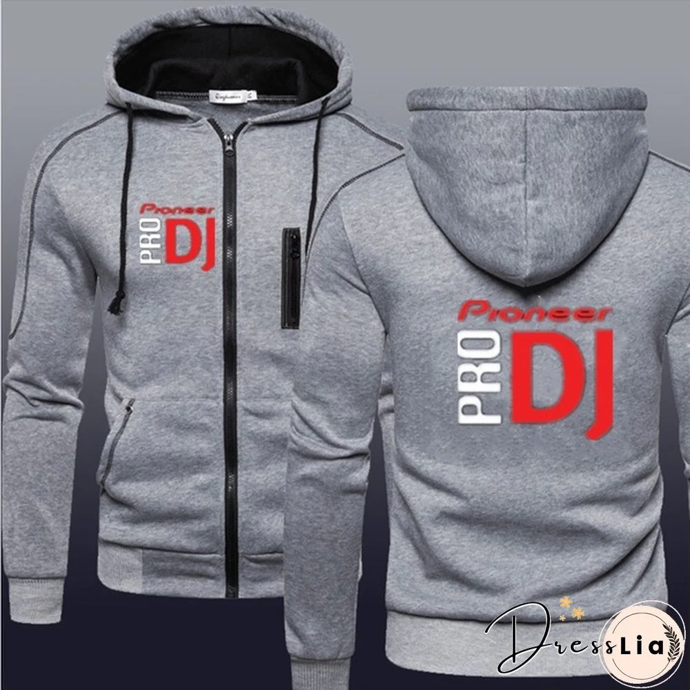Newest Fashion Pioneer Pro DJ Sweatshirts Fleece Zipper Hoodie HipHop Jackets
