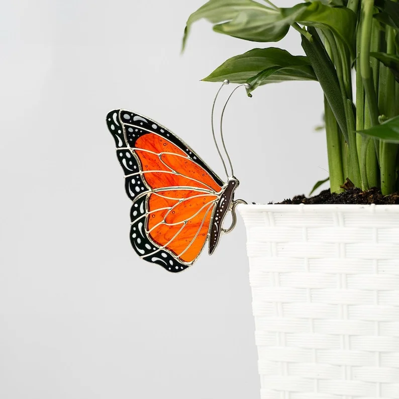 Butterfly Stained Glass Suncatcher