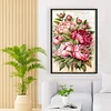 (Big Size)Peony Bouquet - 11CT Stamped Cross Stitch 40*60cm/15.75*23.62in
