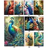 (Multistyle) Paon - Peinture Diamant Ronde - 40*60CM (Grande Taille)