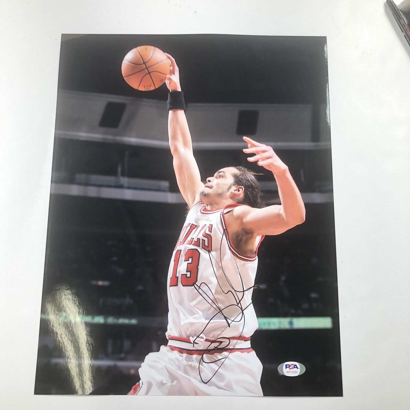 Joakim Noah Signed 11x14 Photo Poster painting PSA/DNA Chicago Bulls Knicks Grizzlies Autographe