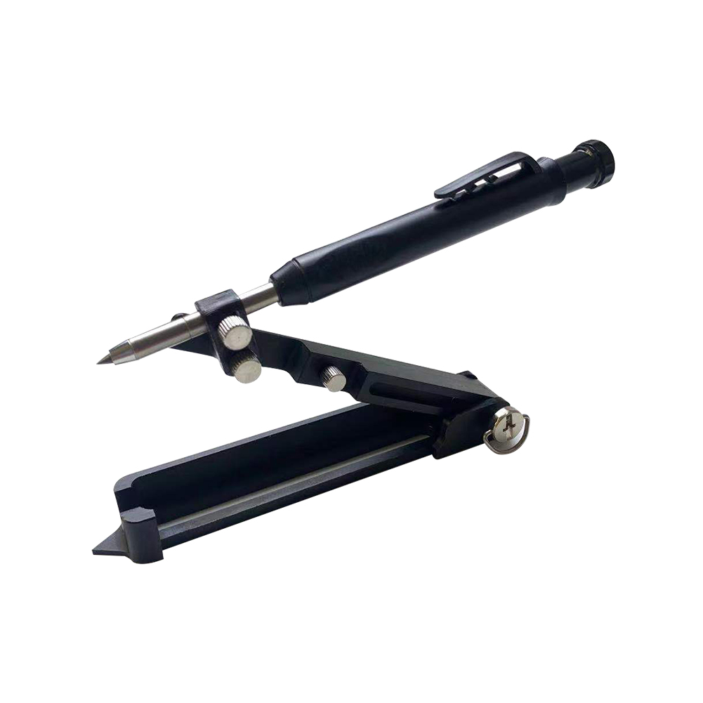 

Adjustable Profile Scribing Ruler Contour Gauge with Lock Woodworking Tools, 501 Original
