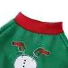 Pet Winter Christmas Snowman Dog Clothes Jacket Coat Puppy