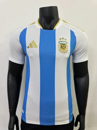 25-26 Argentina home player version football jersey 1:1 Thai quality