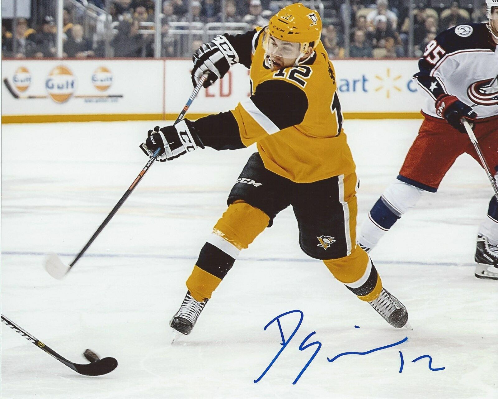 Dominik Simon Signed 8x10 Photo Poster painting Pittsburgh Penguins Autographed COA B